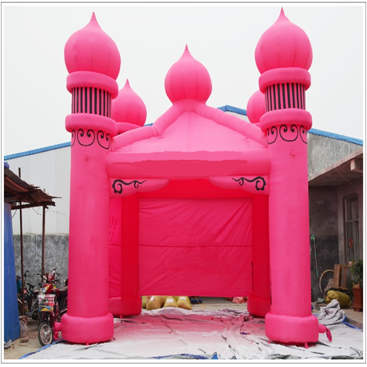 大城粉色帐篷